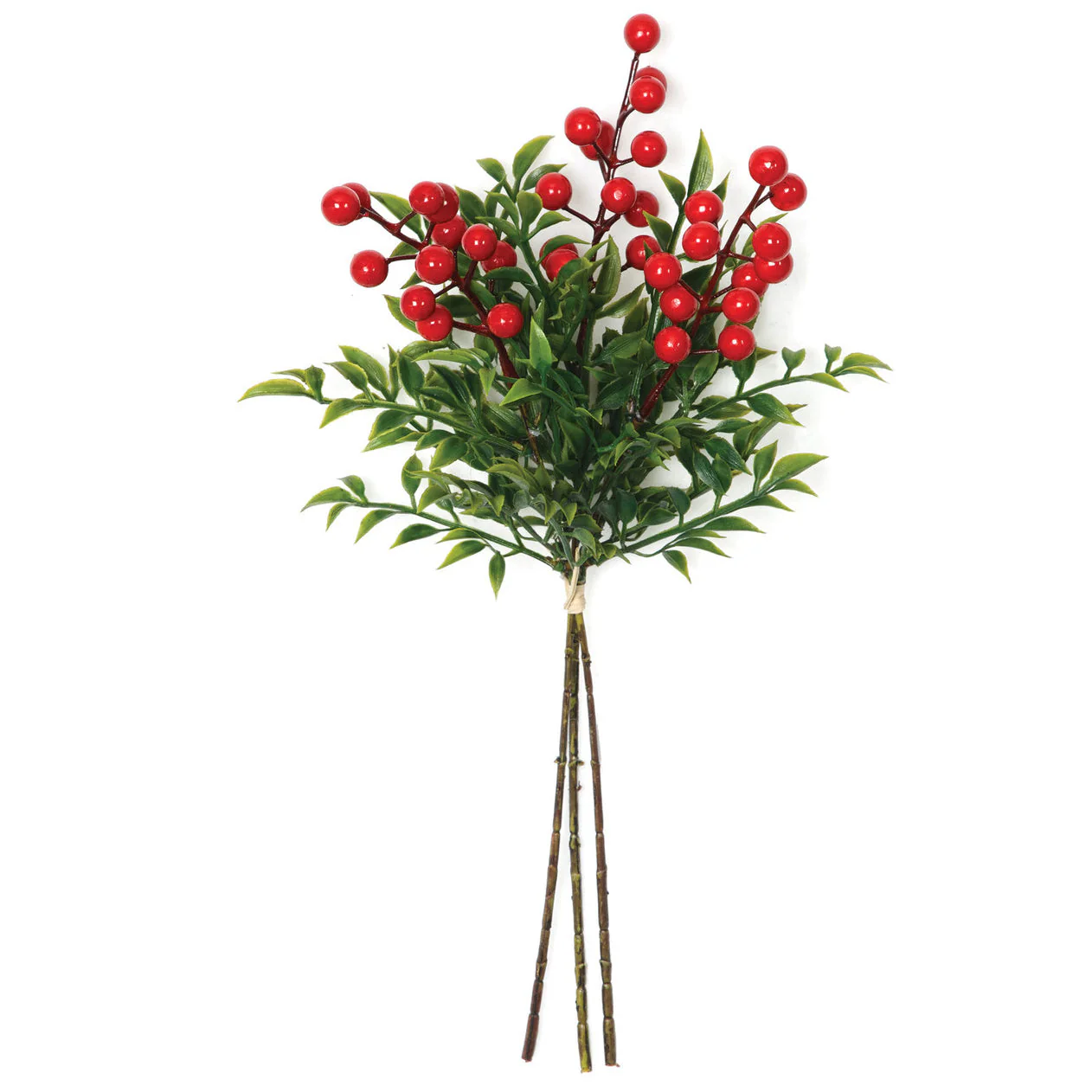 16" Berry Artificial Stem Bundle -Red (Pack of 24)