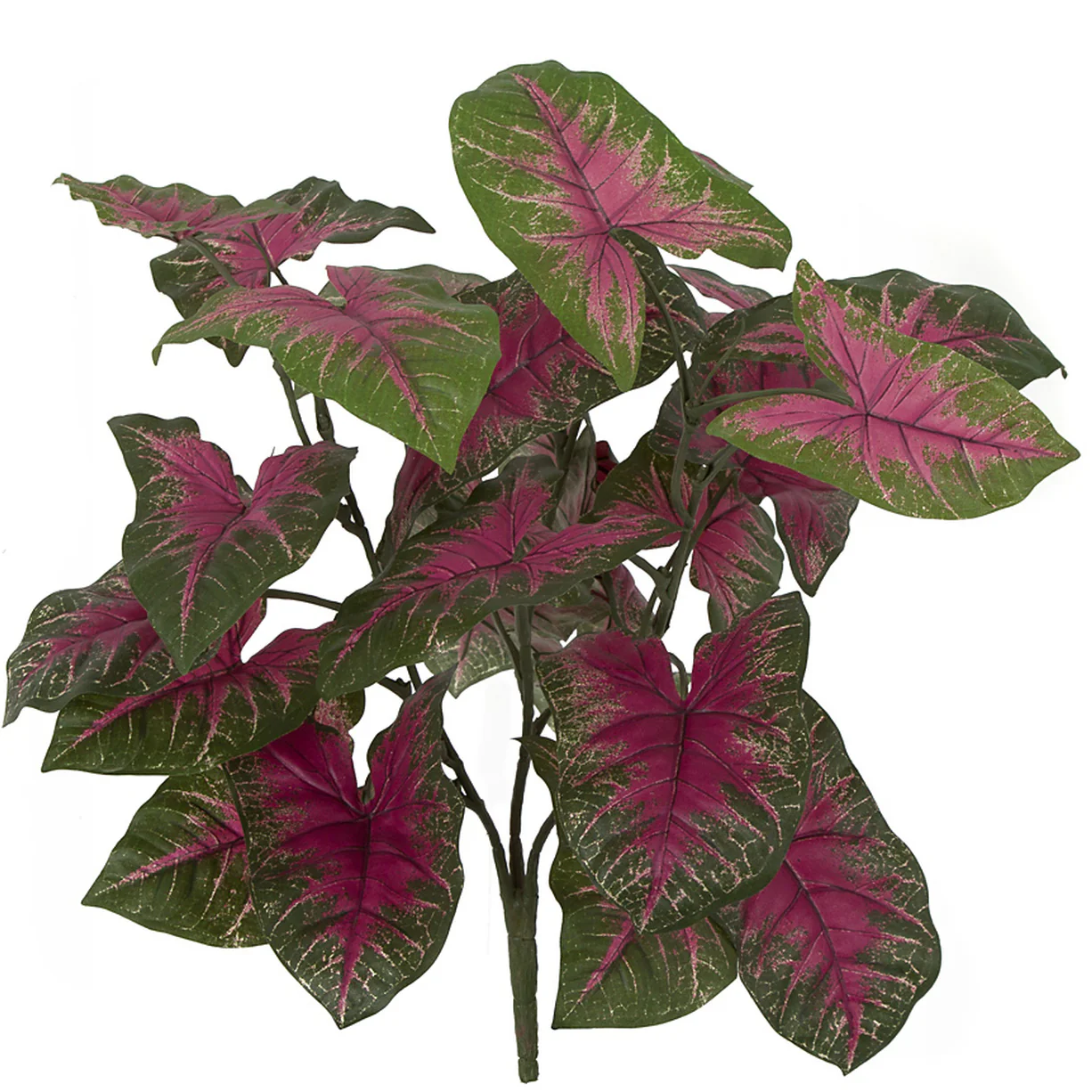 16" IFR Syngonium Leaf Artificial Plant -Mauve/Green (Pack of 12)
