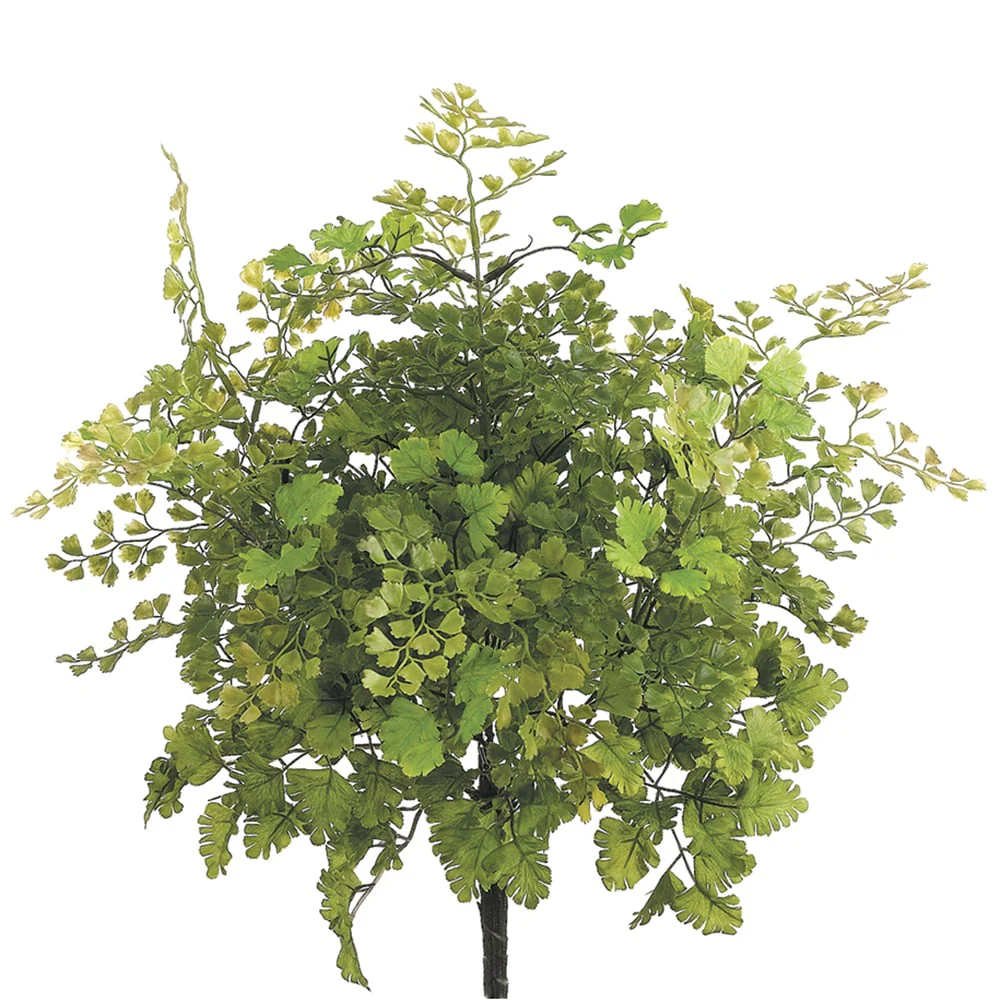 16" Maidenhair Fern Silk Plant -Light Green (Pack of 6)