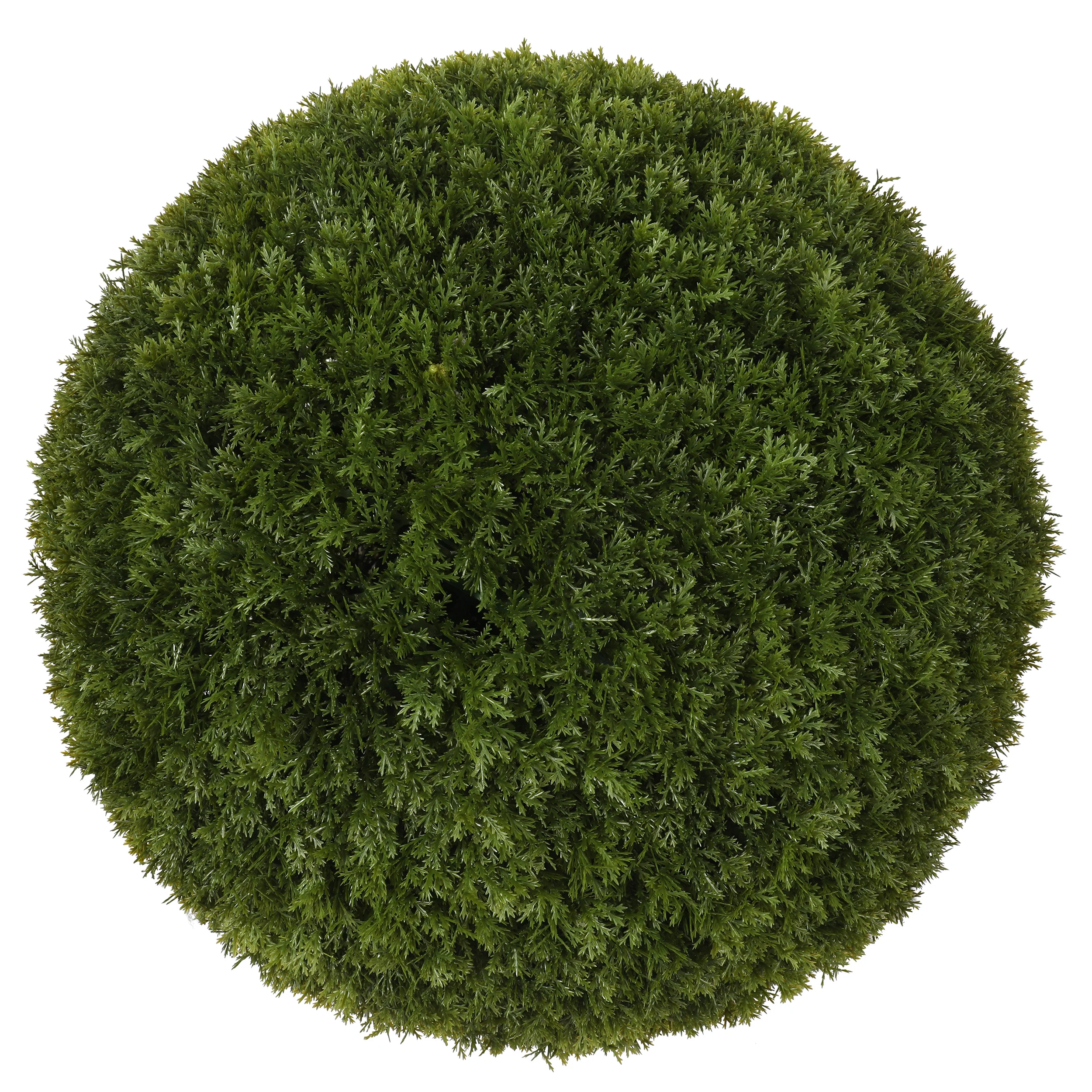 16" Outdoor UV-Proof Artificial Pine Leaf Topiary Ball -Green