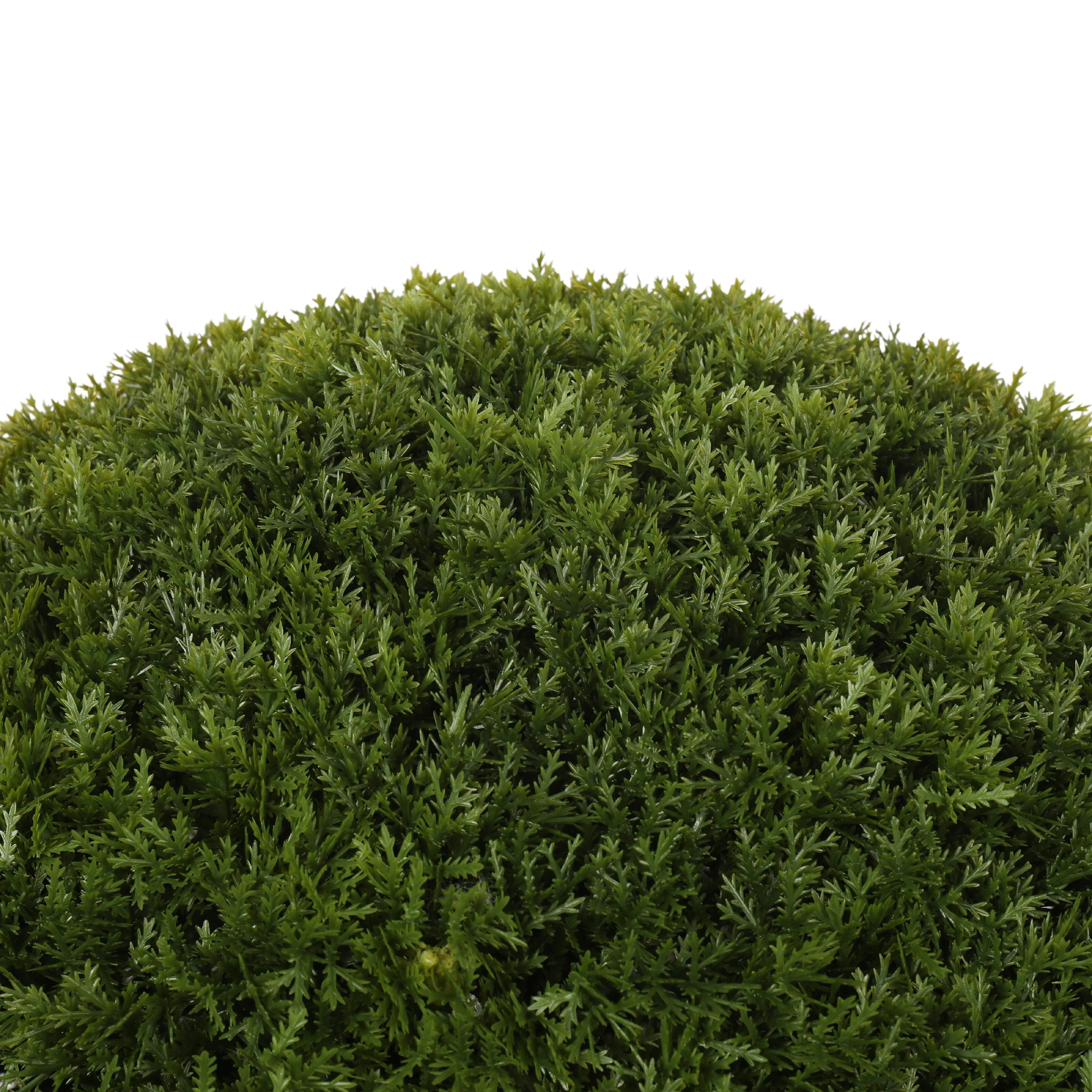 16" Outdoor UV-Proof Artificial Pine Leaf Topiary Ball -Green - Image 2