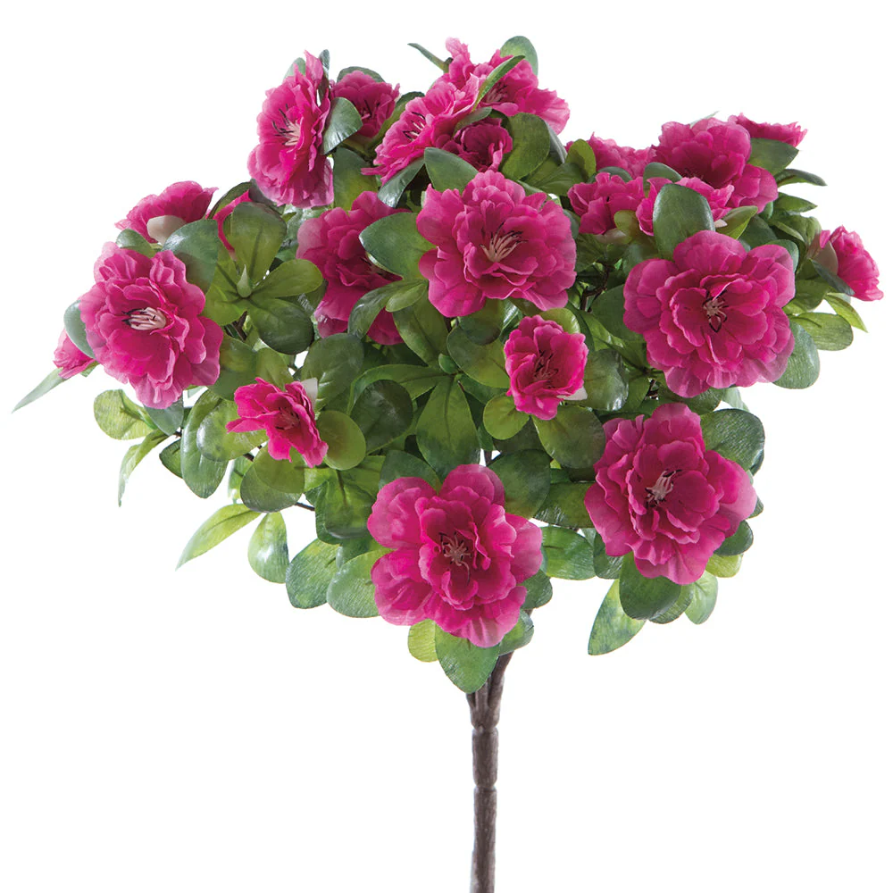 16" Silk Azalea Flower Bush -Beauty (Pack of 6)