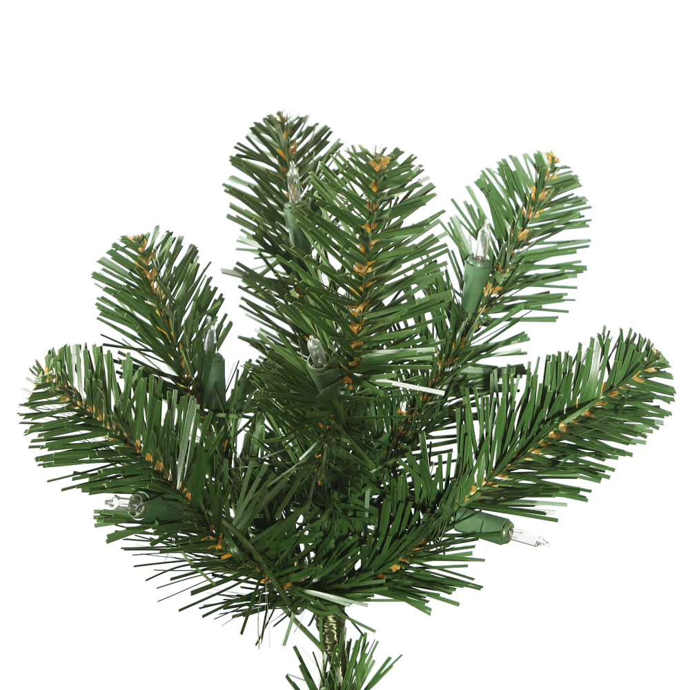 16'Hx73"W Slim Oregon Fir Artificial Christmas Tree, Unlit -Green - Image 2