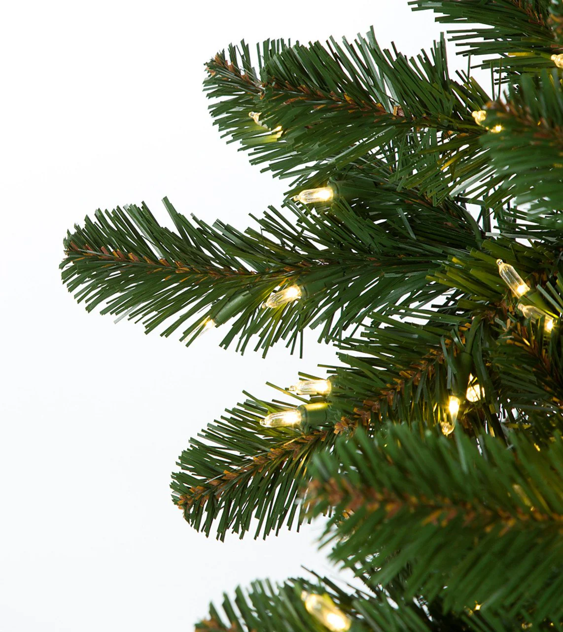 16'Hx90"W Commercial Slim Swiss Pine Artificial Christmas Tree w/Tree Frame, LED Pre-Lit -Green - Image 3