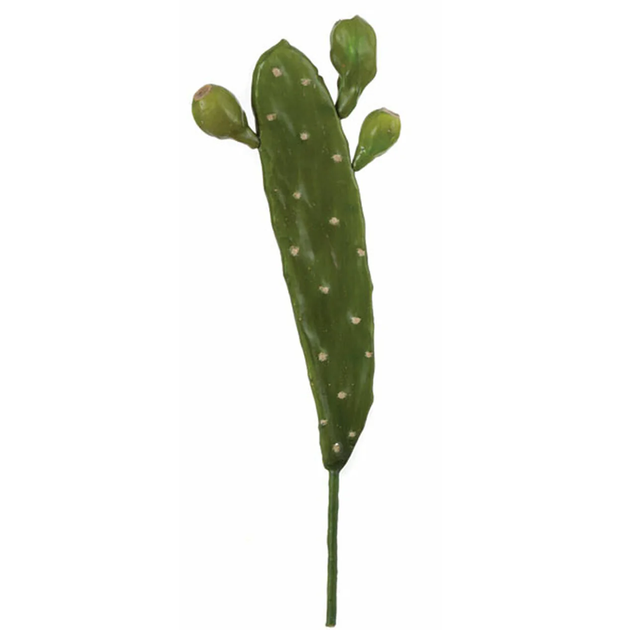 17" Artificial Pear Cactus Stem -Green (Pack of 12)