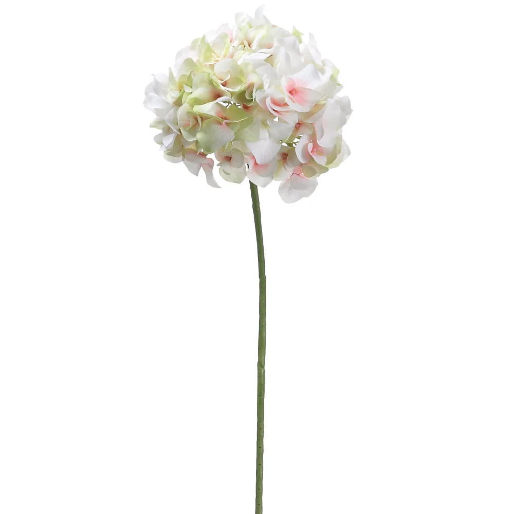 18.5" Silk Victorian Hydrangea Flower Spray -Cream/Green (Pack of 12)