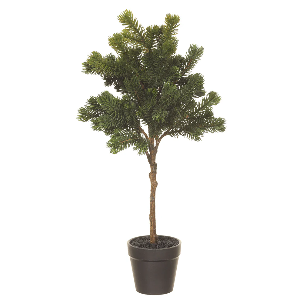 18" Artificial Pine Tree w/Pot -Green (Pack of 6)