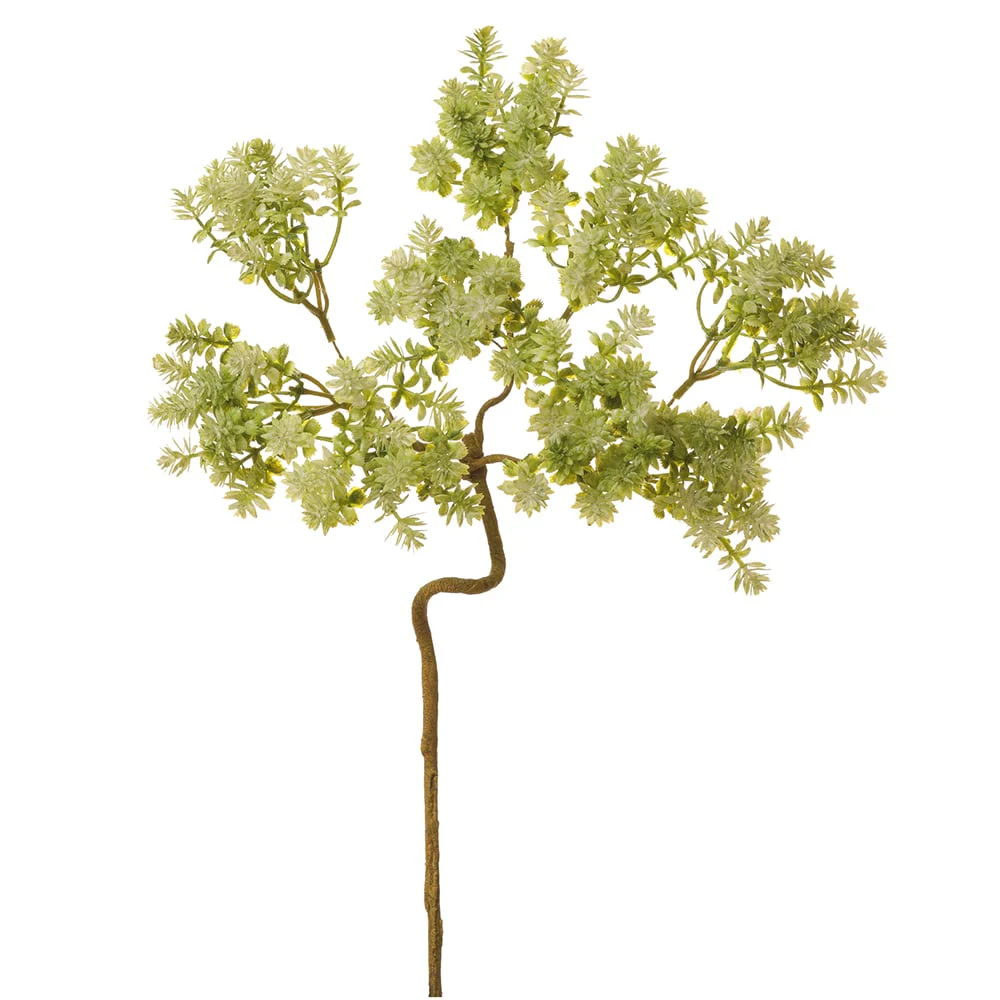 18" Artificial Sedum Flower Spray -Green (Pack of 12)