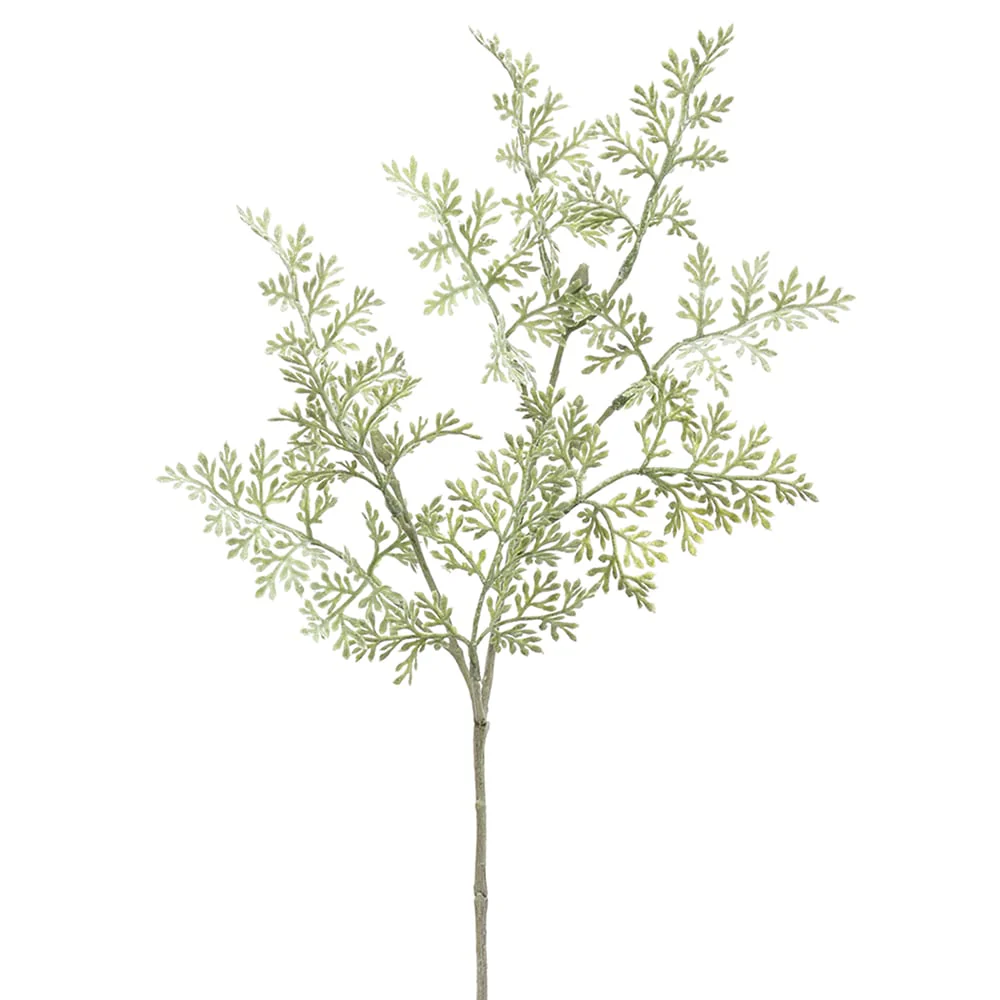18" Dusty Miller Artificial Stem -Green/Gray (Pack of 24)