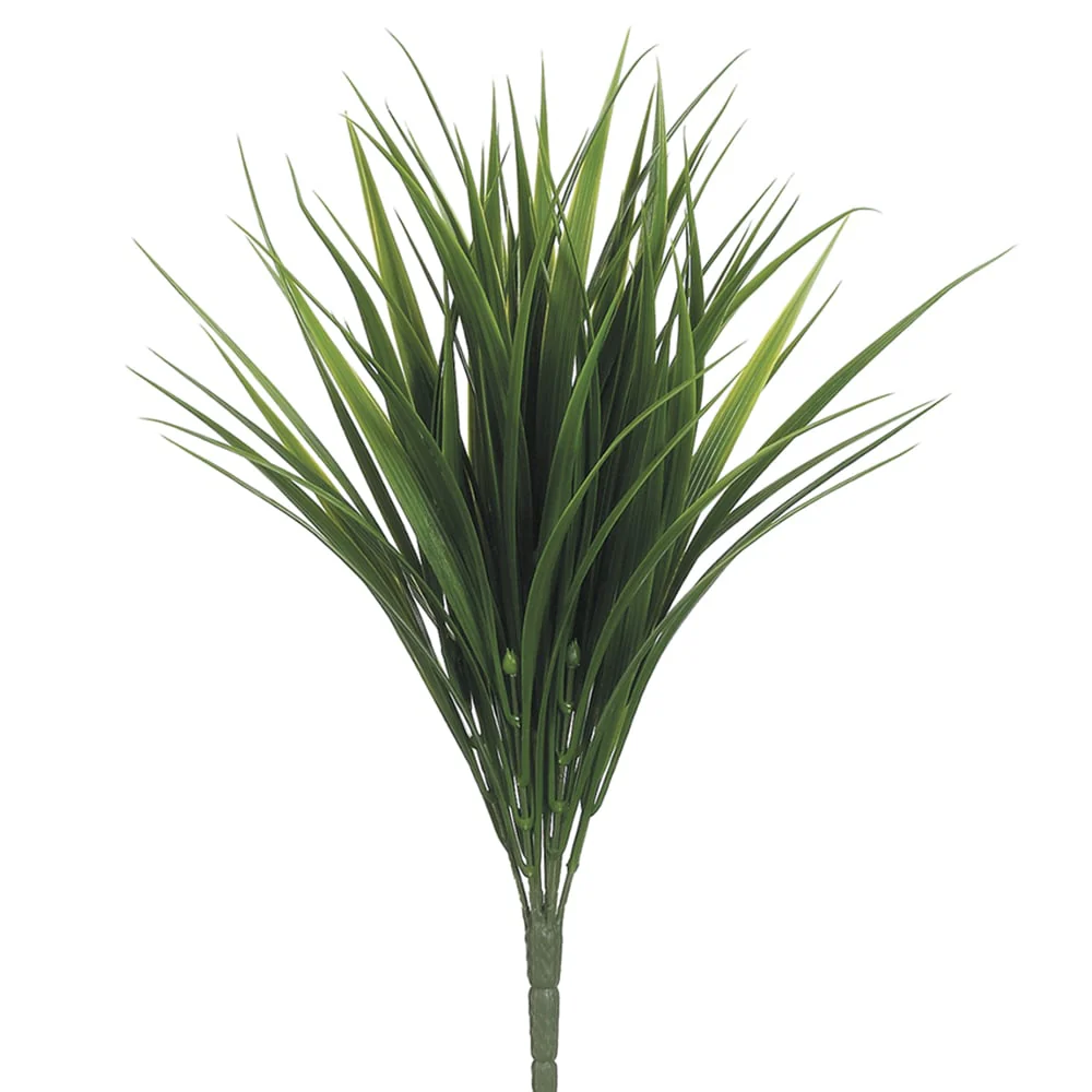 18" Grass Artificial Plant -Green (Pack of 12)