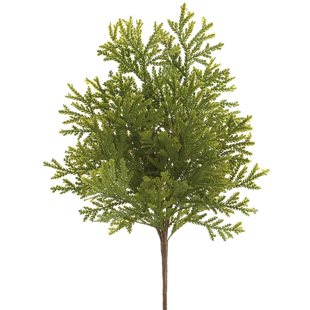 18" PE Soft-Touch Spike Moss Artificial Plant -Green (Pack of 12)