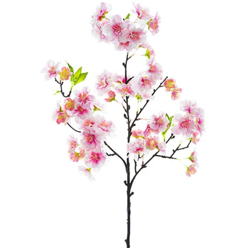 18" Silk Cherry Blossom Flower Spray -Pink (Pack of 12)
