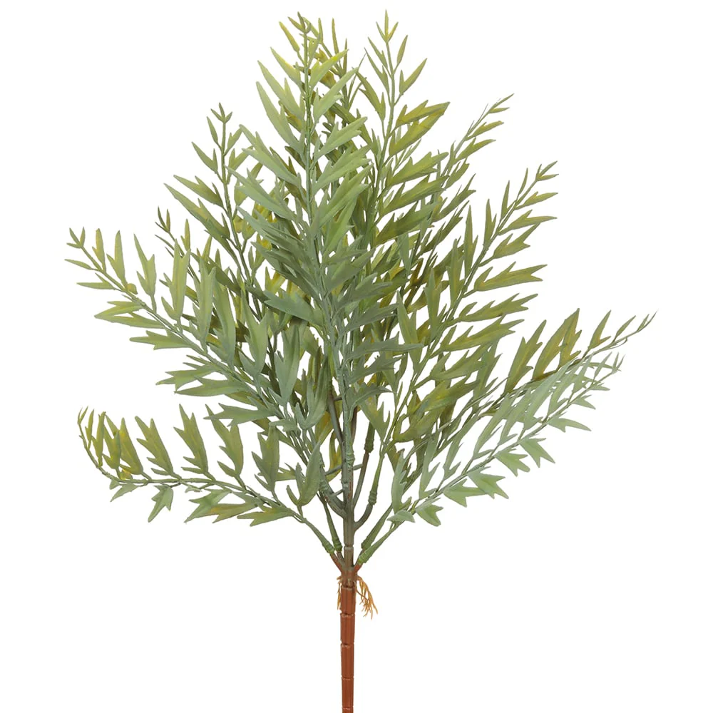 18" Silk Fern Plant -Green/Gray (Pack of 12)
