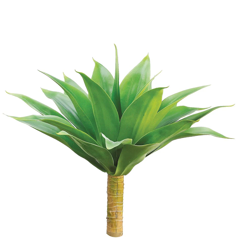 19" Agave Head Artificial Plant -Frosted Green (Pack of 6)