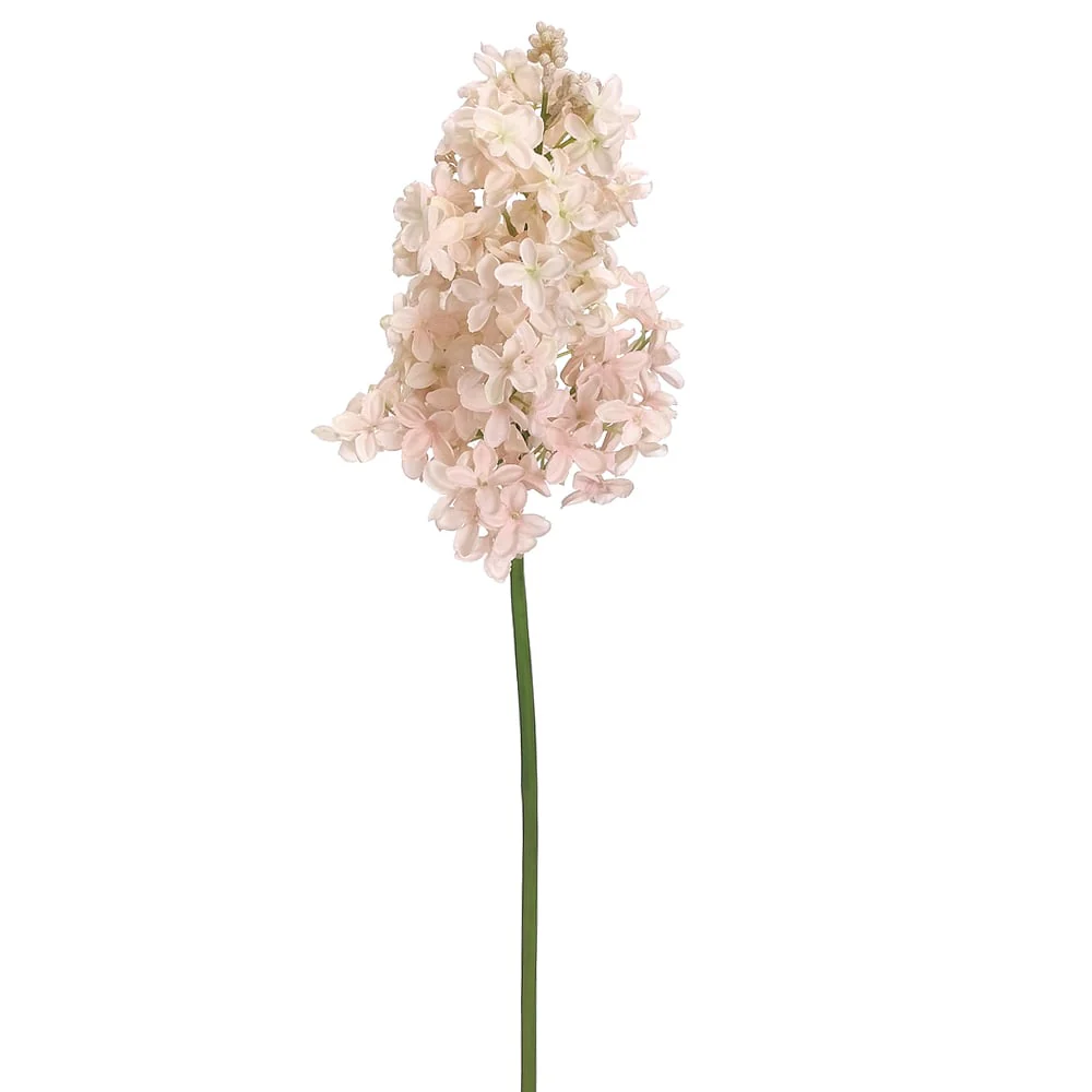 19" Lilac Silk Flower Stem -Soft Pink (Pack of 12)