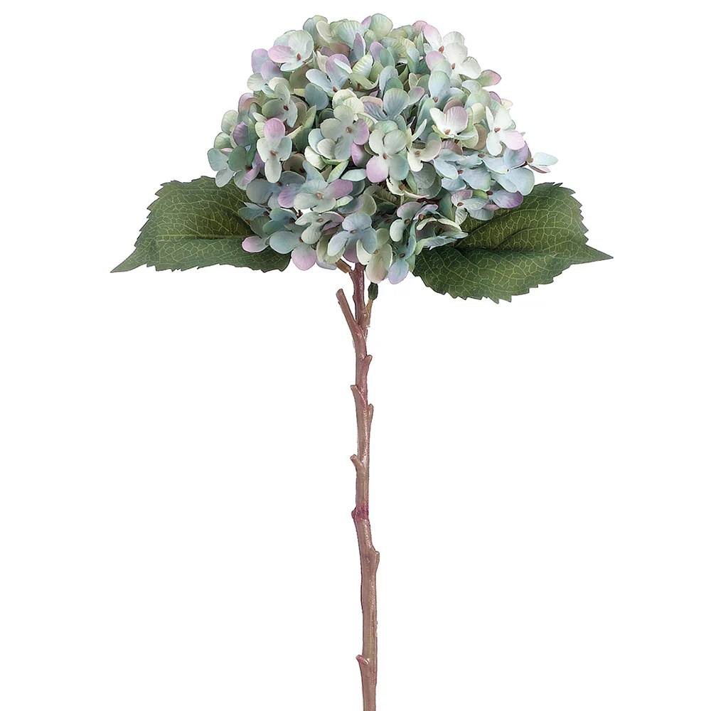20.5" Silk Hydrangea Flower Spray -Seafoam/Blue (Pack of 24)
