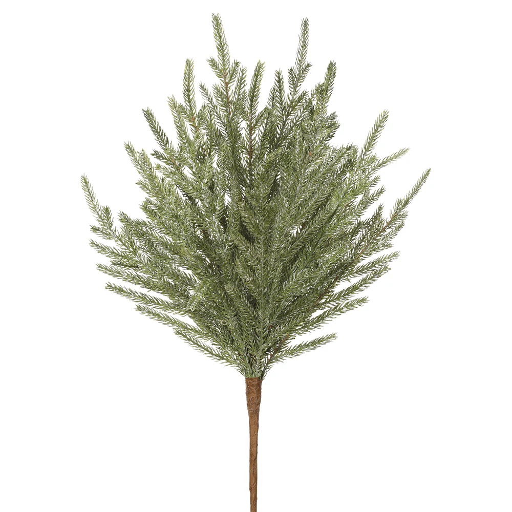 20" Artificial Cypress Pine Stem -Green/Gray (Pack of 12)