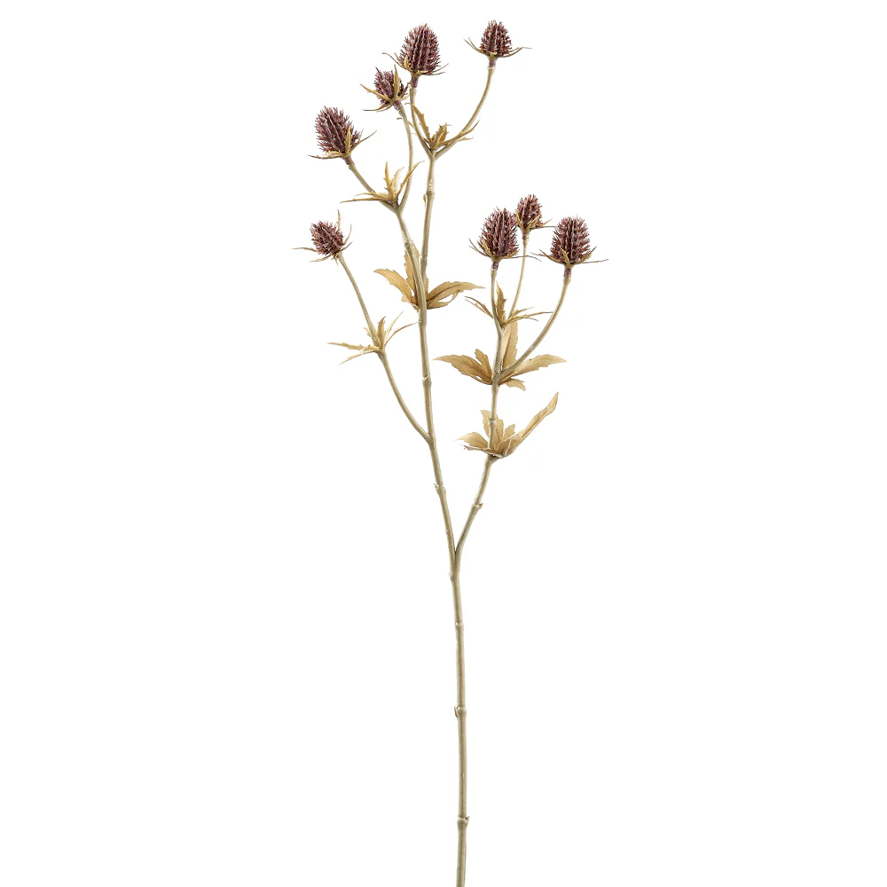 20" Artificial Eryngium Flower Stem -Mauve (Pack of 12)