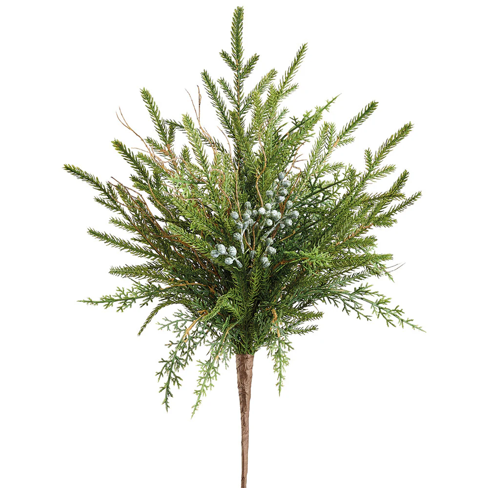 20" Artificial Juniper & Cypress Plant -Green (Pack of 12)