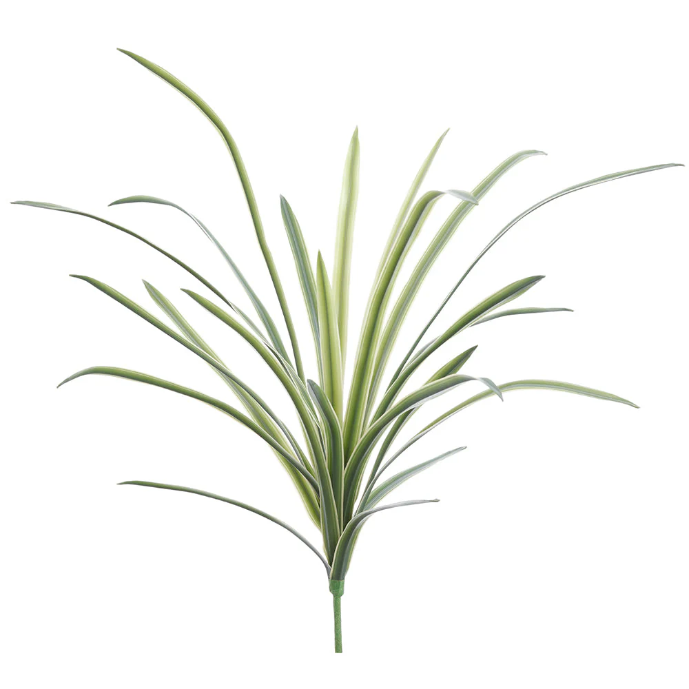 20" Artificial Lily Turf Grass Plant -Green/Variegated (Pack of 24)