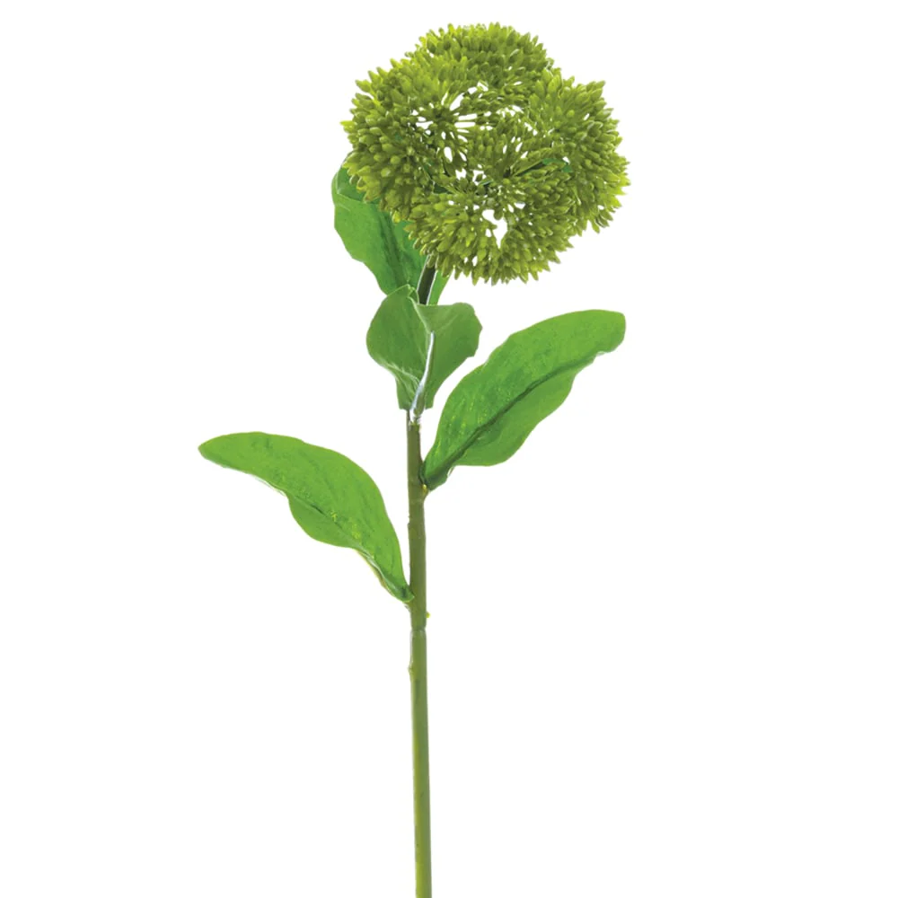 20" Artificial Sedum Flower Spray -Green (Pack of 12)