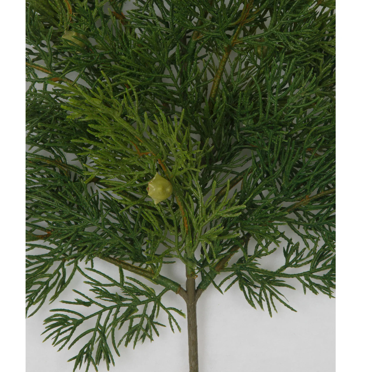 20" Cedar Artificial Stem -Green (Pack of 12) - Image 2
