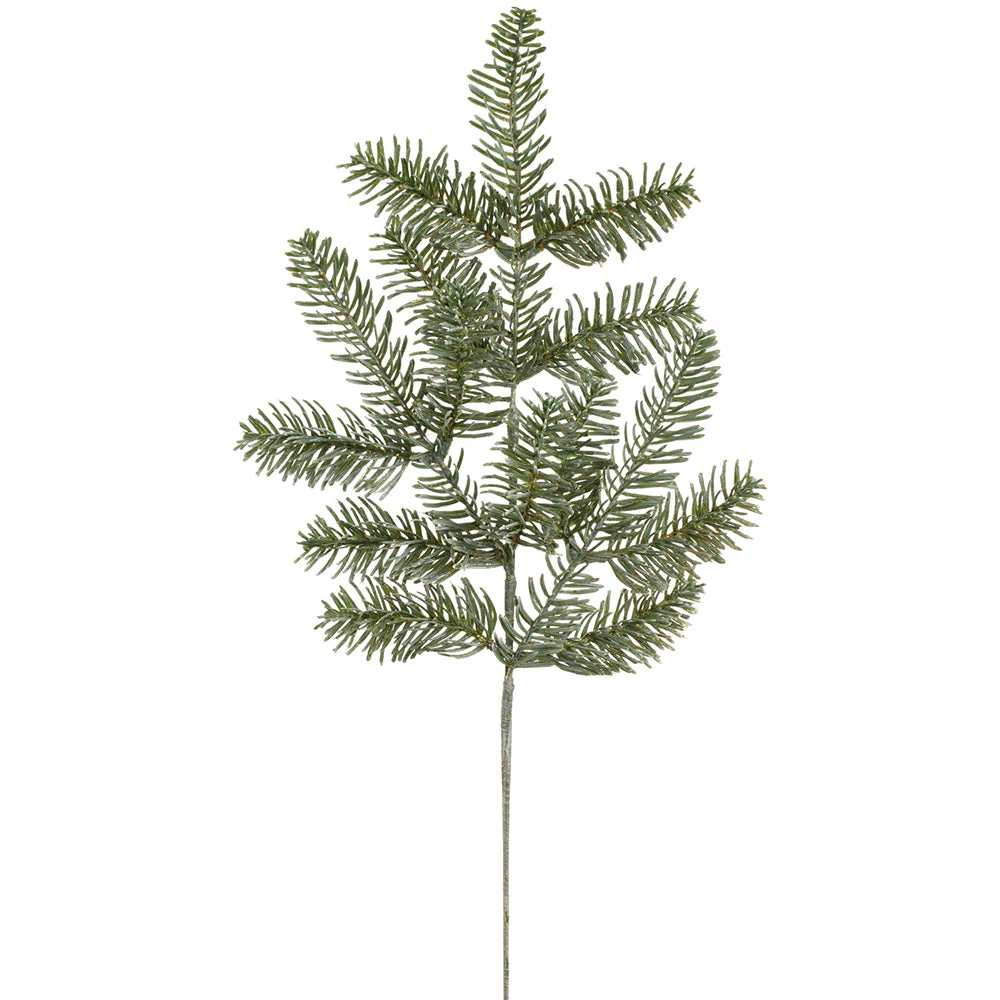20" Metallic Artificial Pine Stem -Green/Gray (Pack of 24)