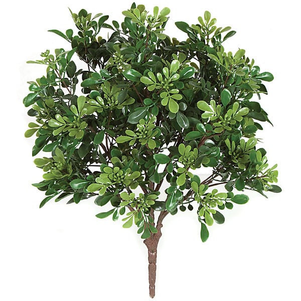 20" Outdoor UV-Proof IFR Artificial Boxwood Plant -Green (Pack of 4)