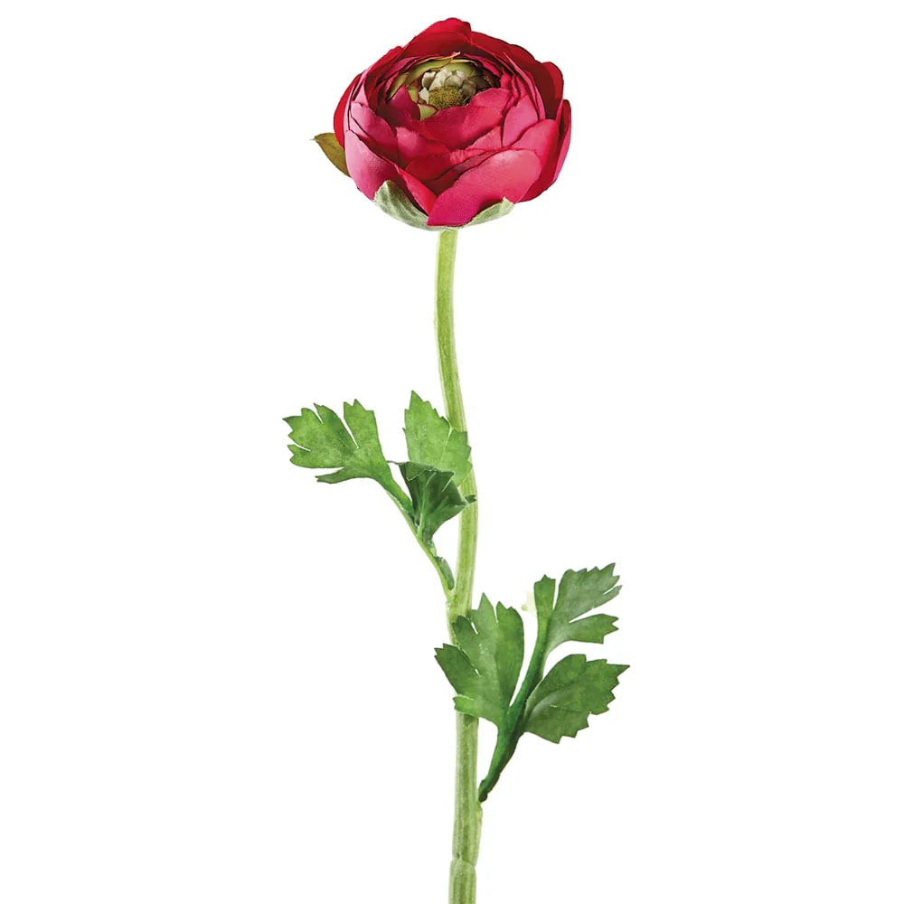 20" Ranunculus Faux Flower Stem -Beauty (Pack of 12)