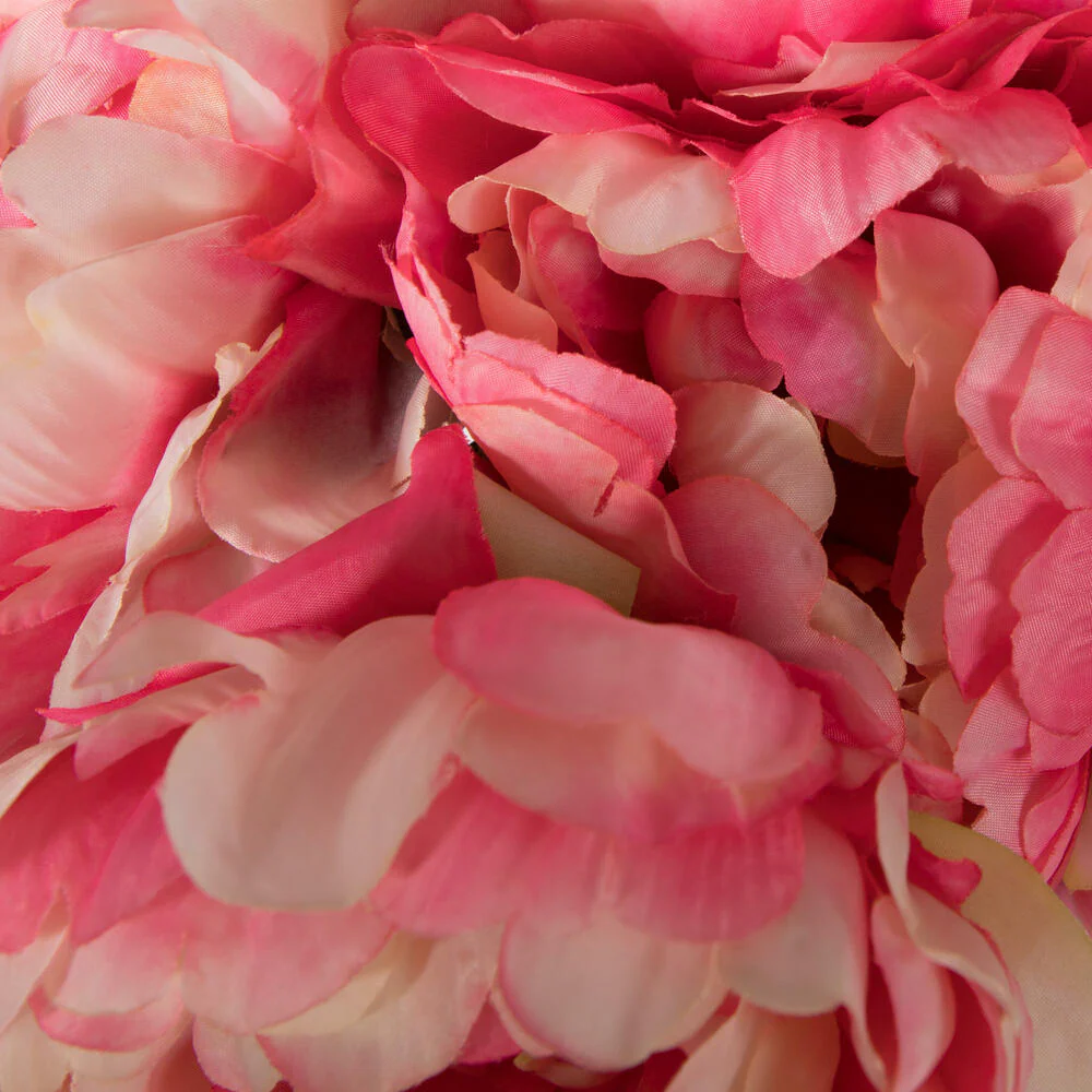 20" Silk Peony Flower Bush -Pink (Pack of 6) - Image 5