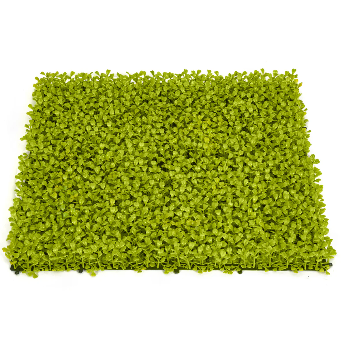 20"x20" Outdoor UV-Proof Artificial Boxwood Mat -Lime Green (Pack of 4)