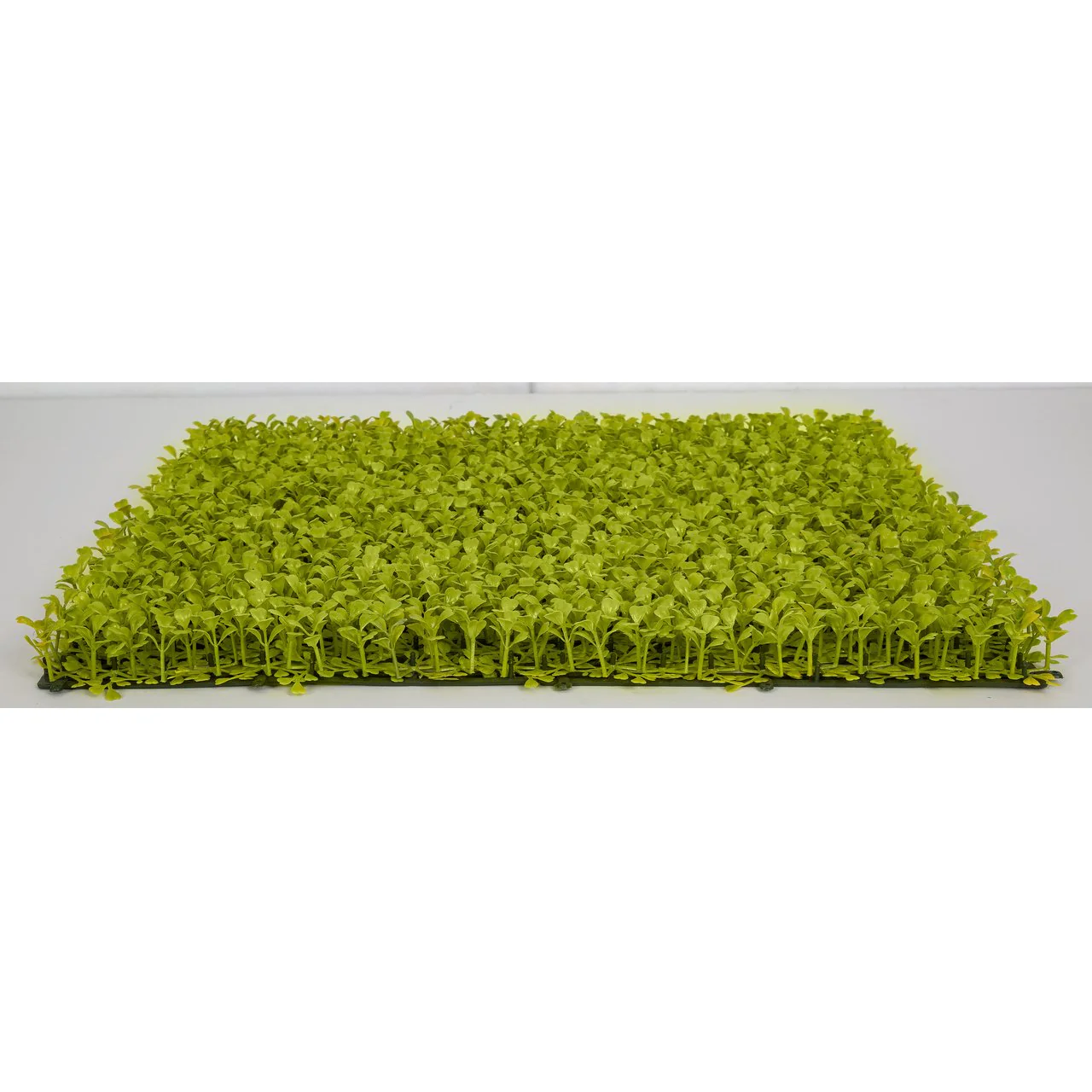 20"x20" Outdoor UV-Proof Artificial Boxwood Mat -Lime Green (Pack of 4) - Image 2