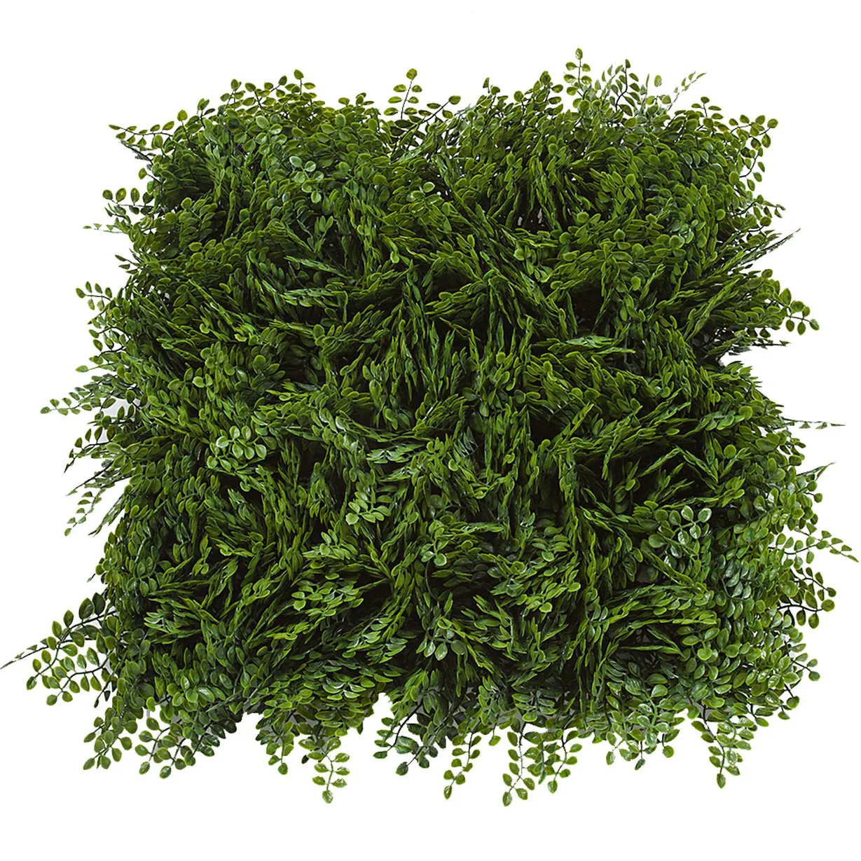 20"x20" Outdoor UV-Proof IFR Artificial Button Fern Mat -Green (Pack of 2)