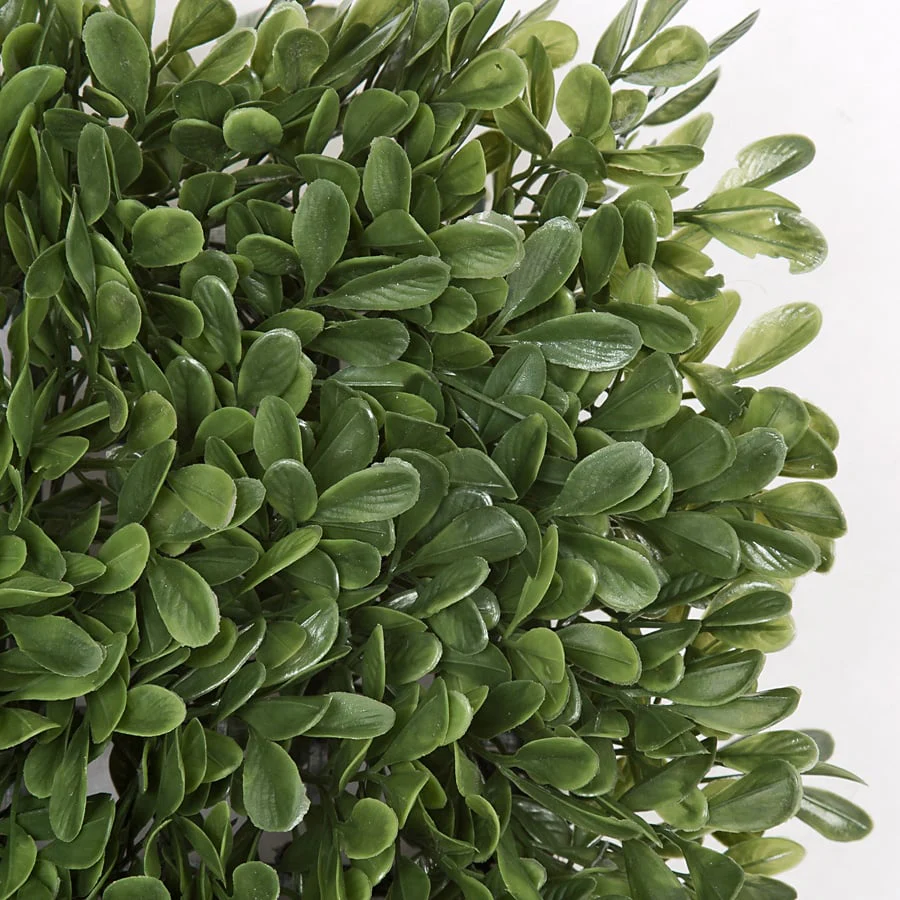 20"x20"x3.5" Outdoor UV-Proof IFR Artificial Japanese Boxwood Mat -Green (Pack of 2) - Image 2