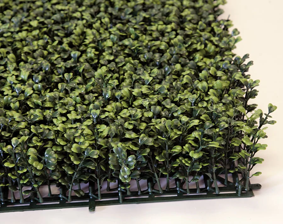 20"x20"x3" Outdoor UV-Proof Artificial Boxwood Mat -Green (Pack of 3) - Image 3