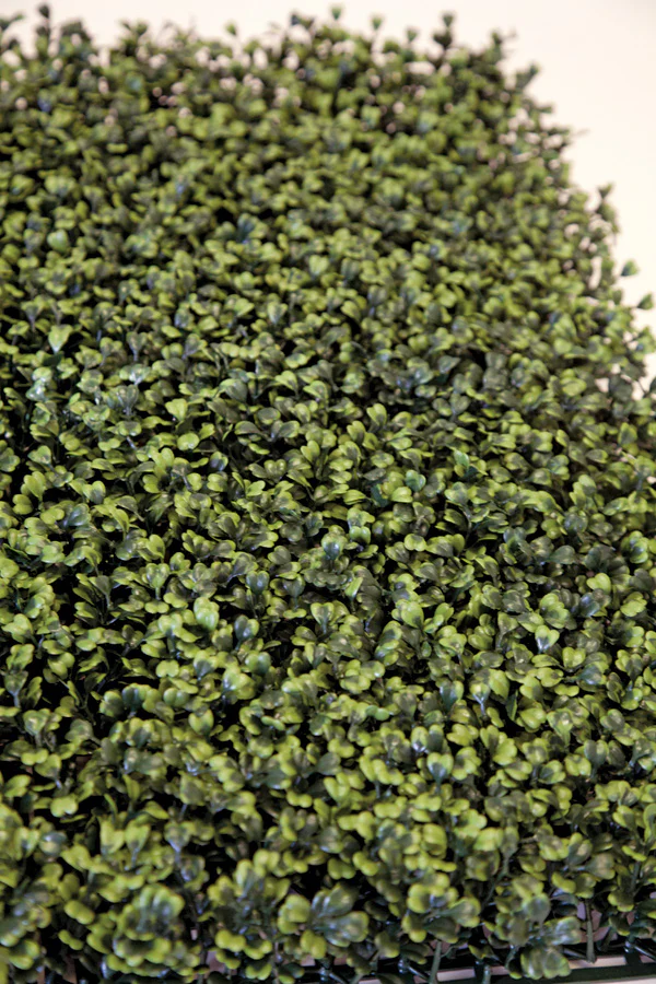 20"x20"x3" Outdoor UV-Proof Artificial Boxwood Mat -Green (Pack of 3) - Image 4