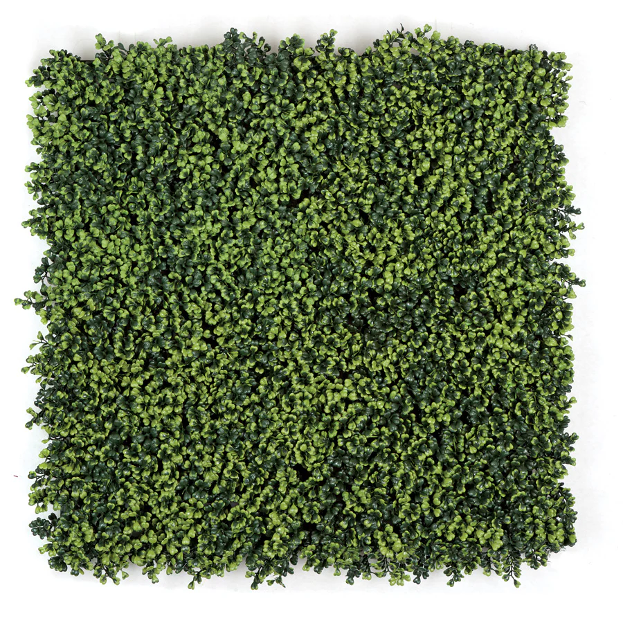 20"x20"x3" Outdoor UV-Proof Artificial Boxwood Mat -Green (Pack of 3) - Image 5