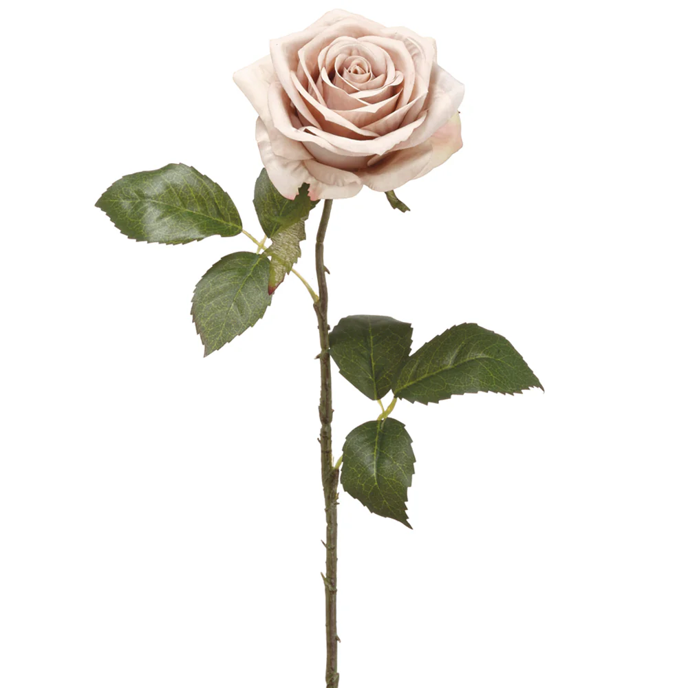21.5" Silk Rose Flower Spray -Linen (Pack of 12)