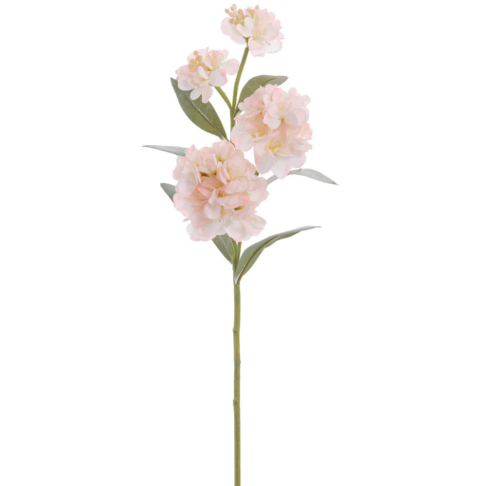 21" Real Touch Stock Silk Flower Stem -Pink/Blush (Pack of 12)
