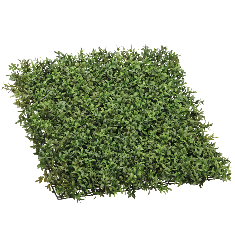 21"x21" Boxwood Artificial Mat -Green (Pack of 3)