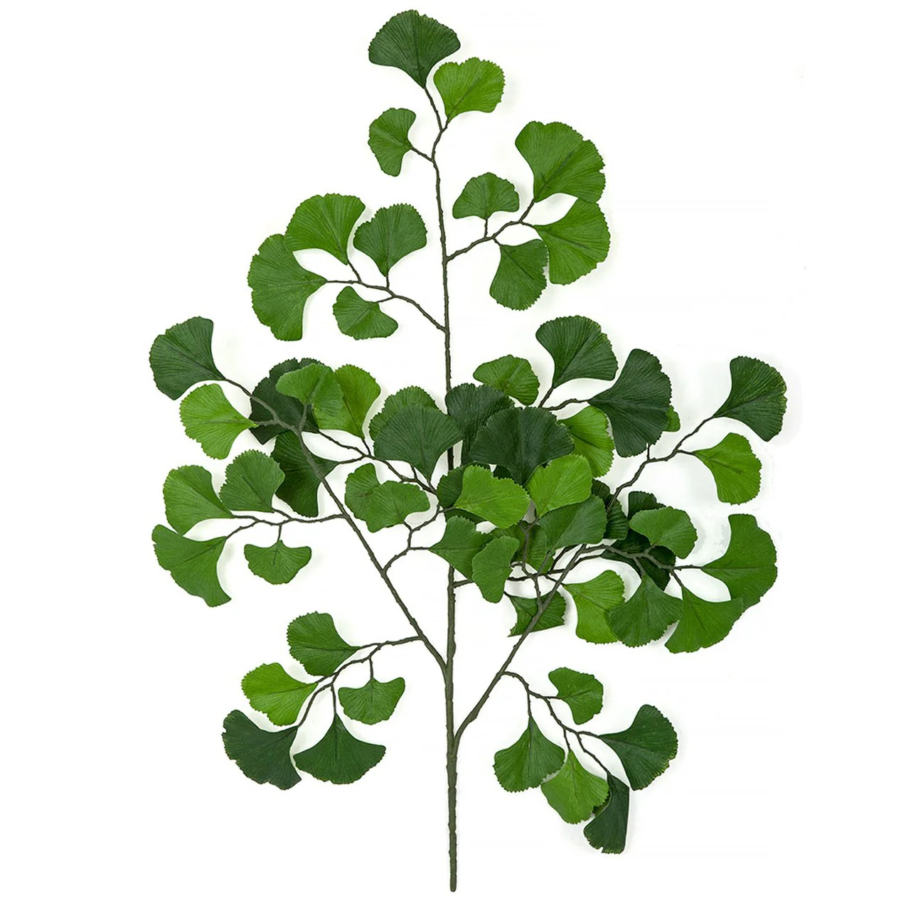 22" IFR Artificial Ginkgo Branch Stem -Green (Pack of 24)