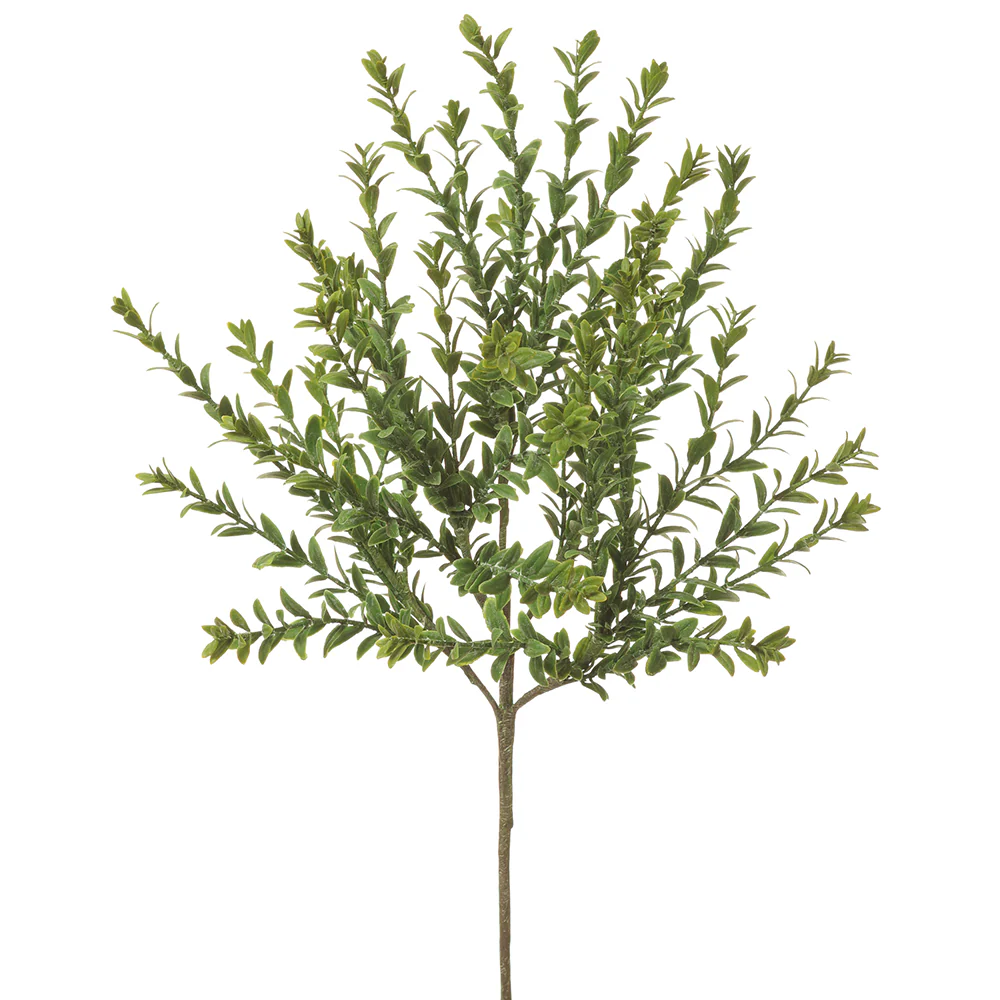 22" Mini Boxwood Artificial Plant -Green (Pack of 12)