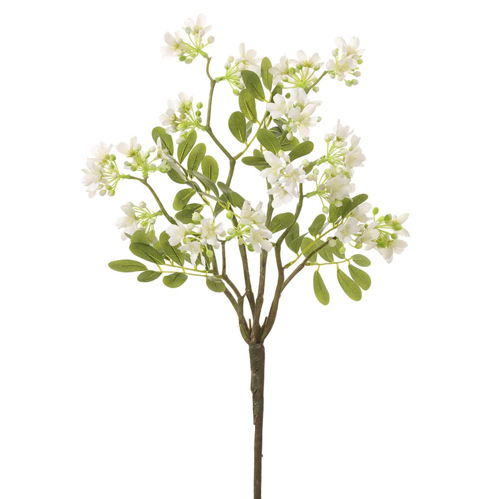 22" Stephanotis Artificial Flower Stem -White (Pack of 12)