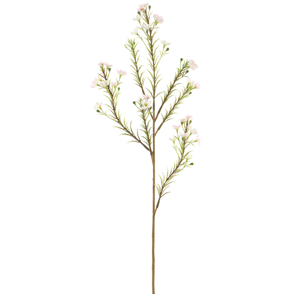 23.75" Silk Waxflower Stem -Lavender (Pack of 12)