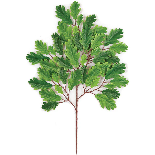 23" IFR Artificial Oak Branch Stem -Green (Pack of 12)