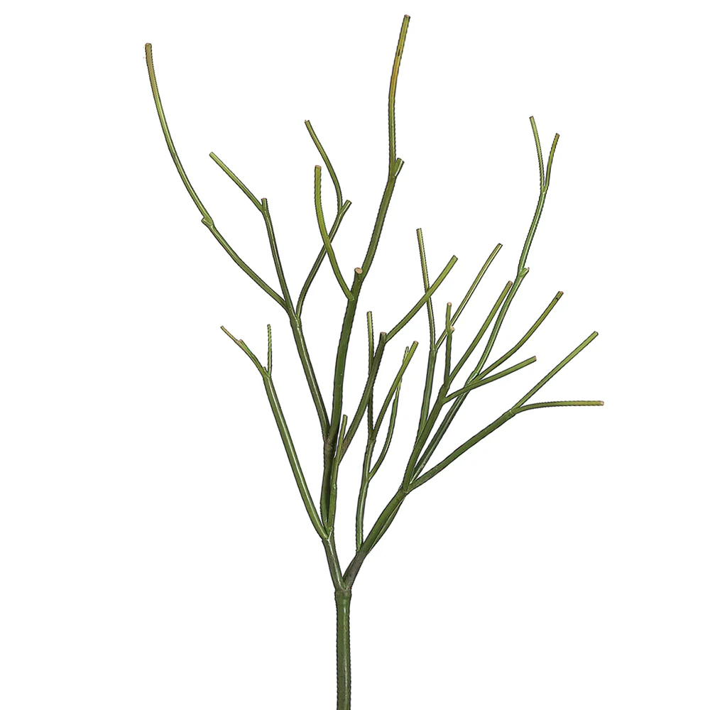 23" Pencil Cactus Artificial Stem -Green (Pack of 12)