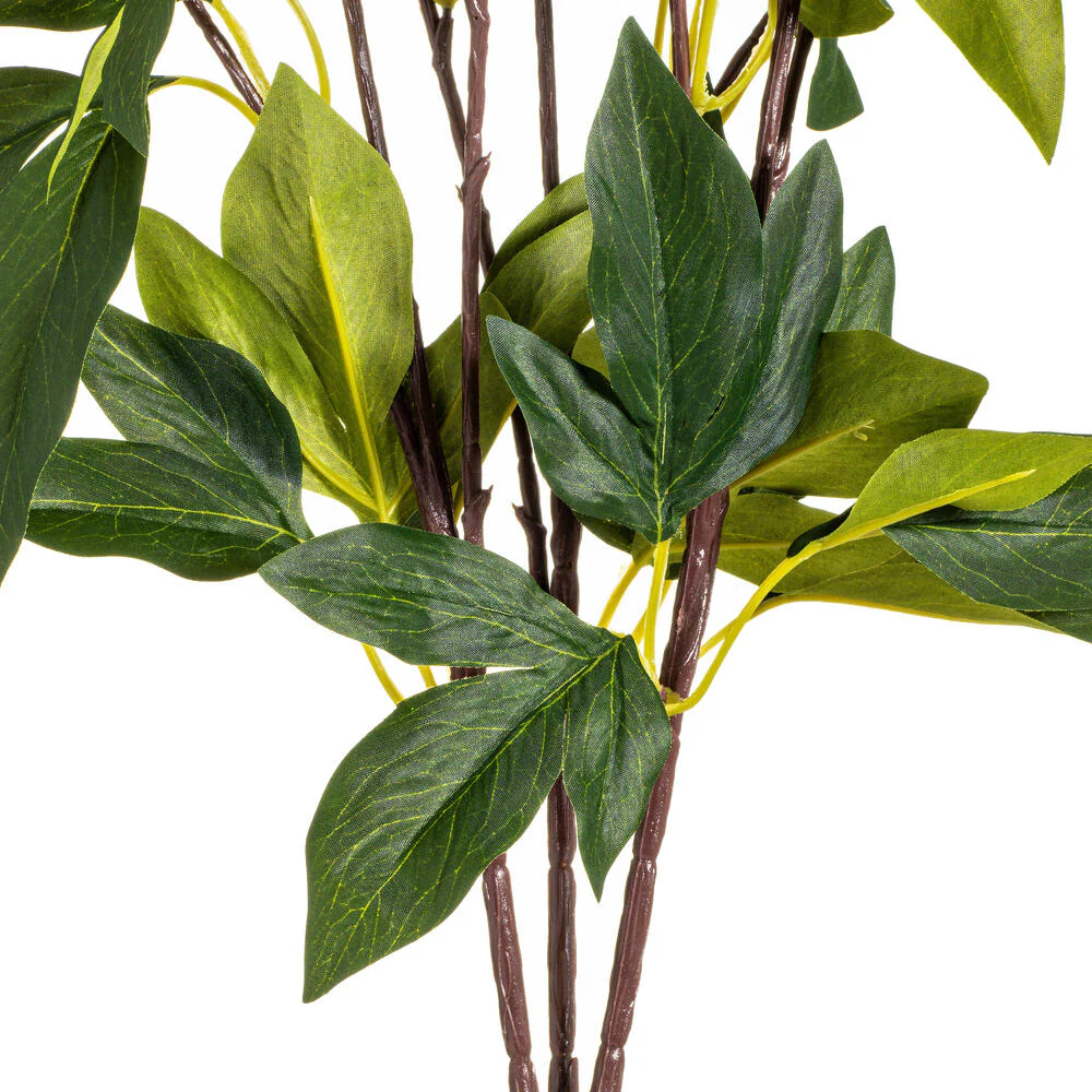 23" Peony Silk Flower Bush -Beige (Pack of 4) - Image 3
