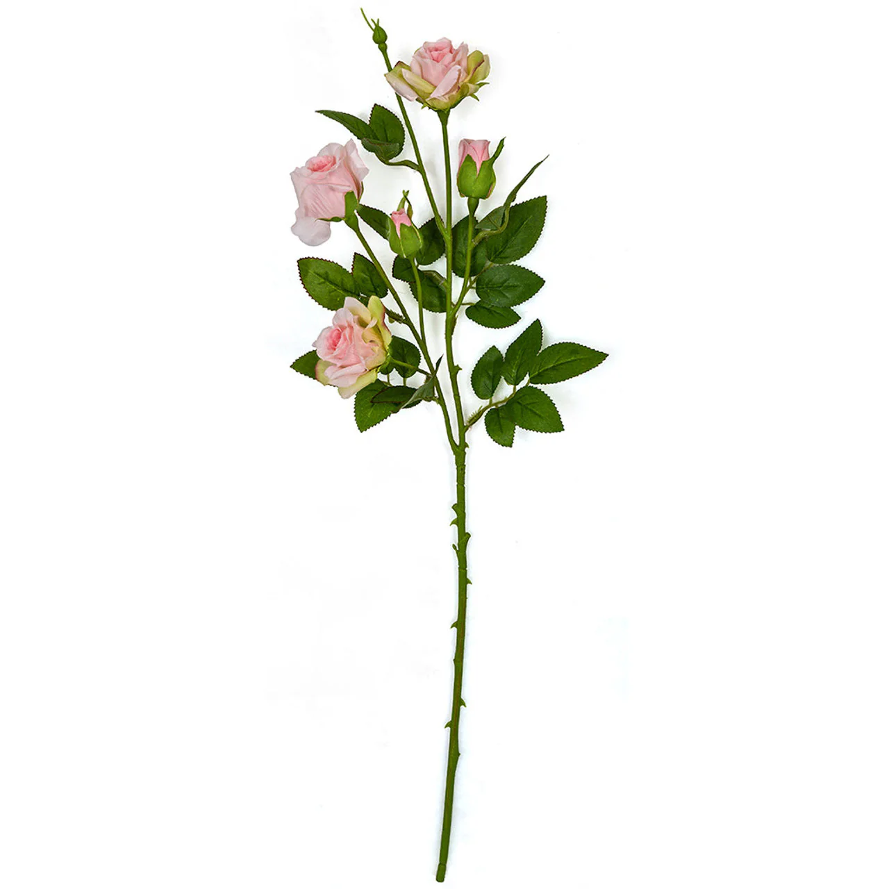 23" Rose Silk Flower Stem -Pink (Pack of 24)