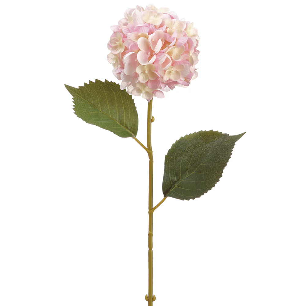 23" Silk Small Hydrangea Flower Spray -Lilac/Cream (Pack of 12)