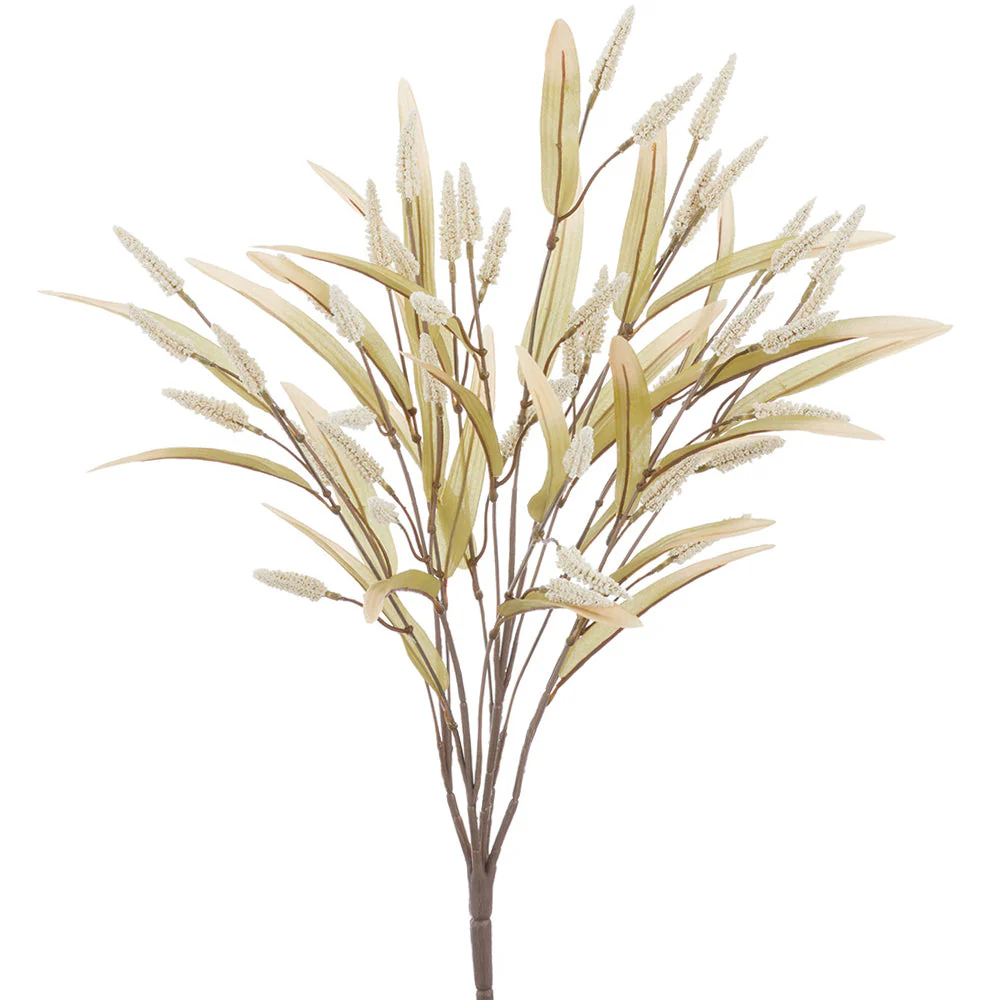 23" Veronica Silk Flower Bush -Cream (Pack of 12)